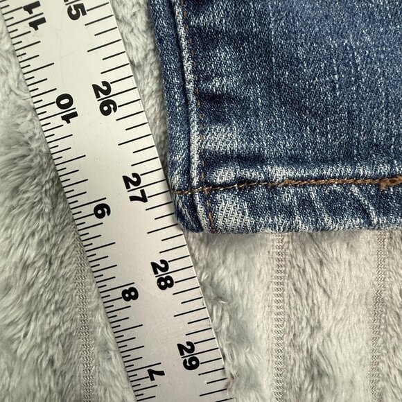 Levi's Jeans Womens 10S Mid‎ Rise Skinny Blue Medium Wash Stretch Denim - Picture 6 of 9